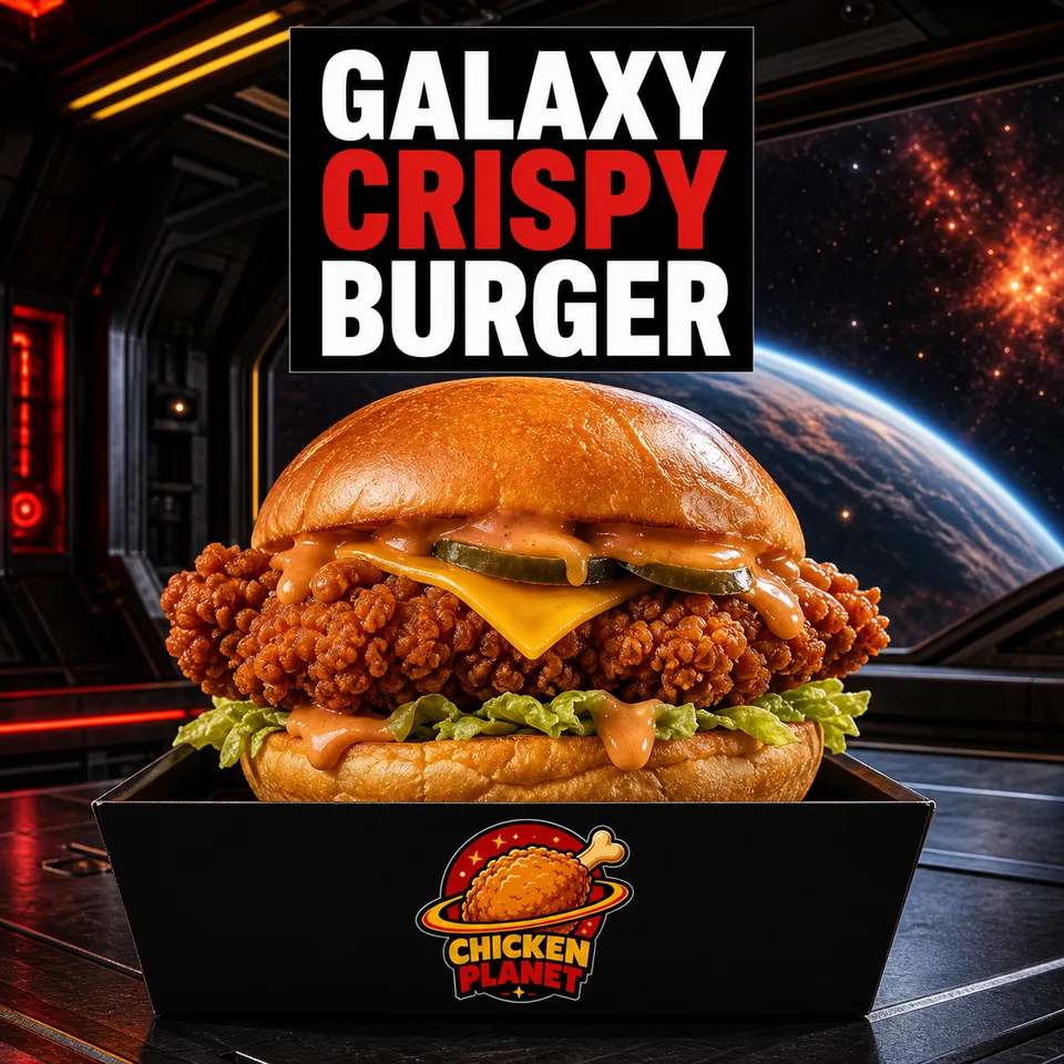 Galaxy Crispy Burger – Chicken Planet