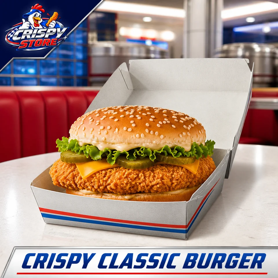 Crispy Classic Burger – Crispy Store