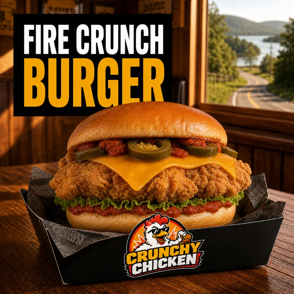 Fire Crunch Burger