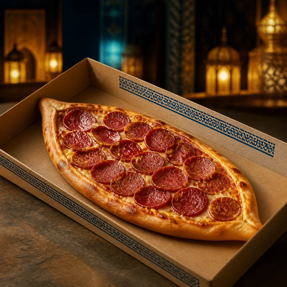 Pide Rind Sucuk Käse – Orient Backhaus