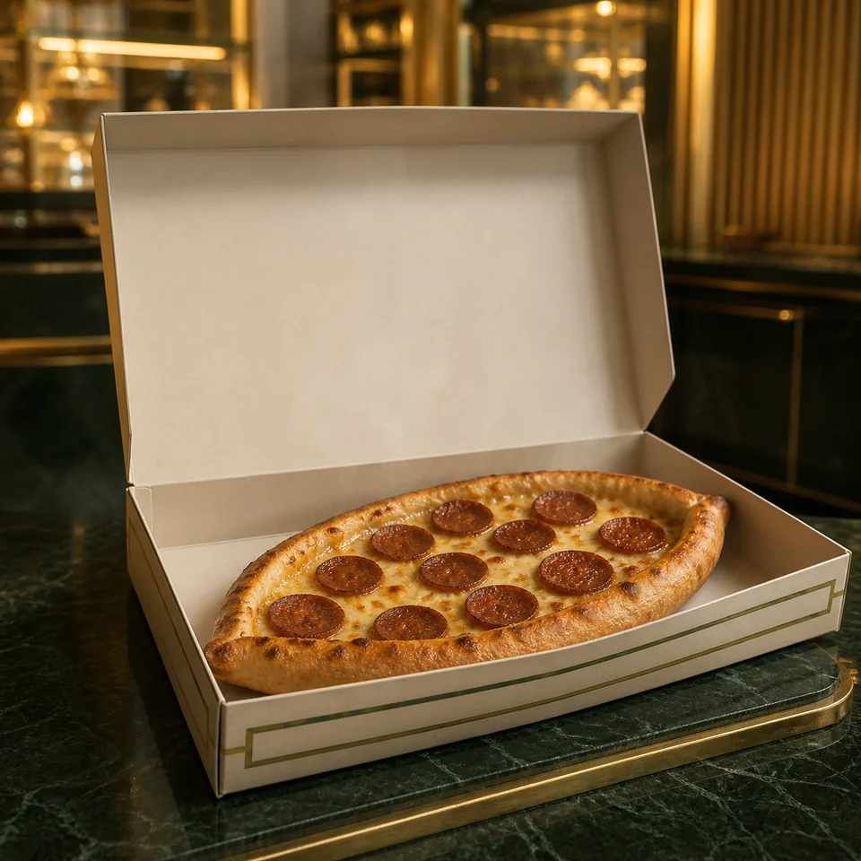 Pide Rind Sucuk Käse – Orient Bakery