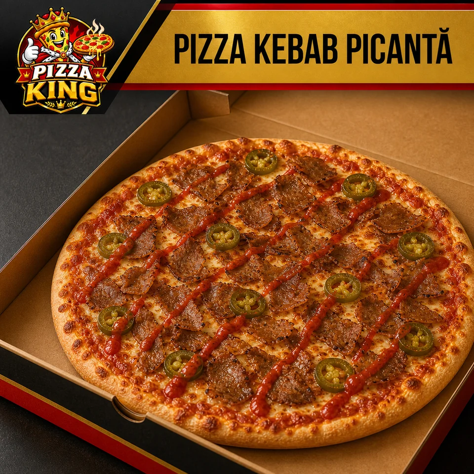 Pizza Kebab Picanta